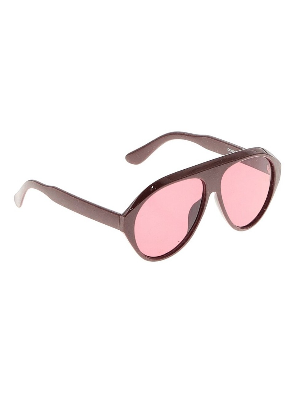 Burgundy Sunnies Pink Lens Aviator Sunglasses